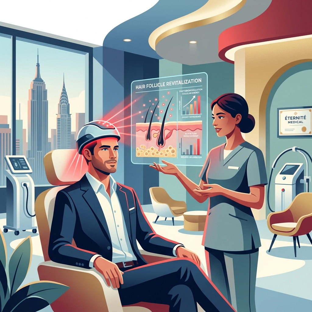 Laser Cap Hair Loss Treatment in NYC: Advanced Solutions at Éternité Medical