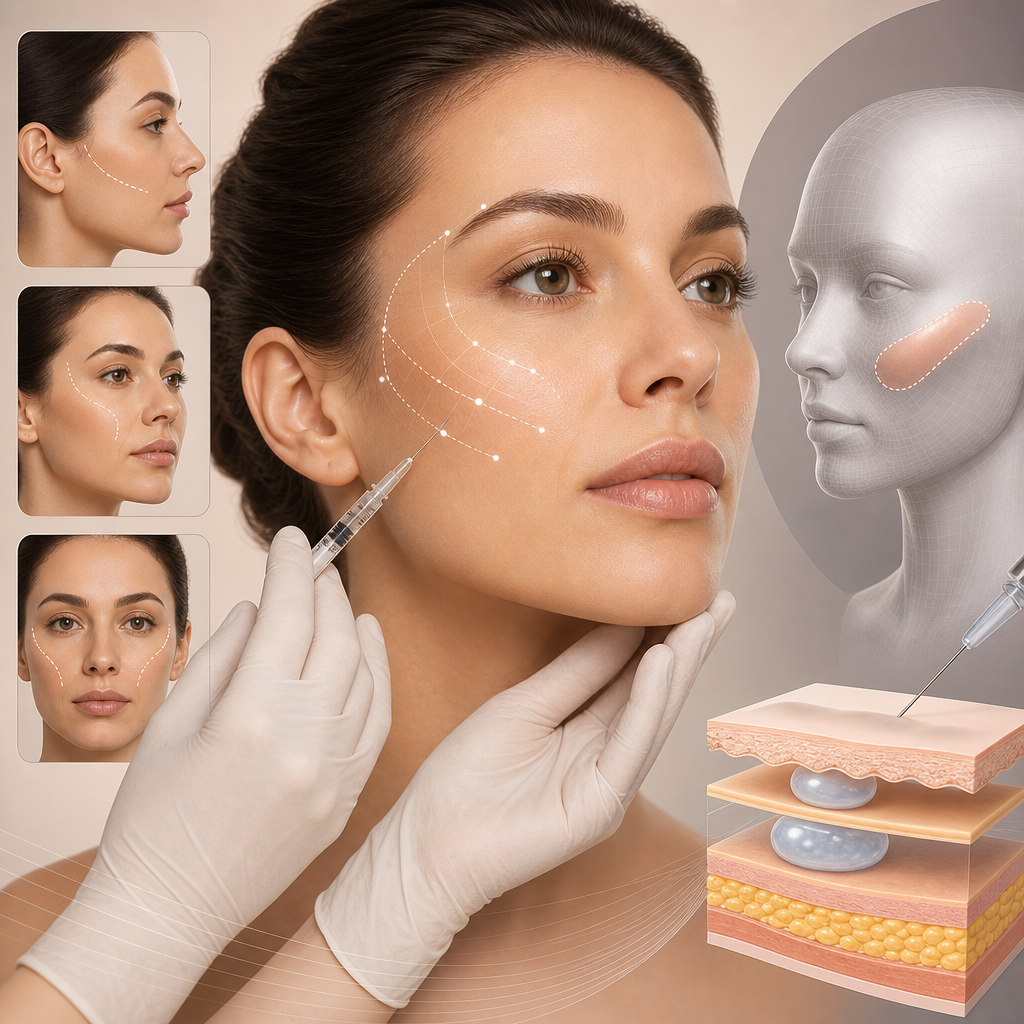 Subtle Cheek Filler Projection: How We Achieve Natural Volume Enhancement