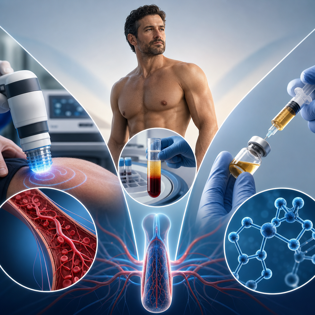 Integrated ED Therapy: Combining GainsWave, PRP, and TRT for Optimal Male Performance