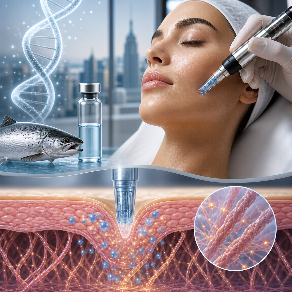PDRN Microneedling in NYC: Advanced Salmon DNA for Skin Repair