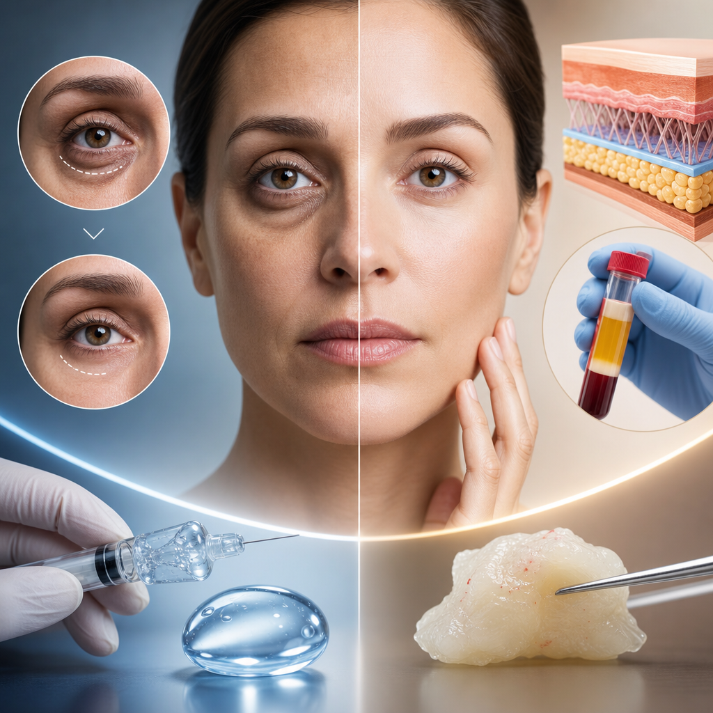 EZ-Gel Bio-Filler vs. PRF for Undereye Hollows: Our Expert Comparison